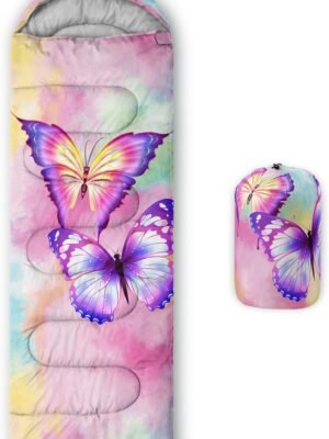 Camping Sleeping Bags,3 Season Warm & Cool Weather,Lightweight,Waterproof Sleeping Bags for Adults & Kids,Traveling,and Outdoors,Camping Gear Equipment