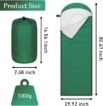 Camping Sleeping Bags for Adults Kids Waterproof Lightweight Sleeping Bag for Cold Weather or Warm Backpacking Hiking Mountaineering Indoor Outdoor Use