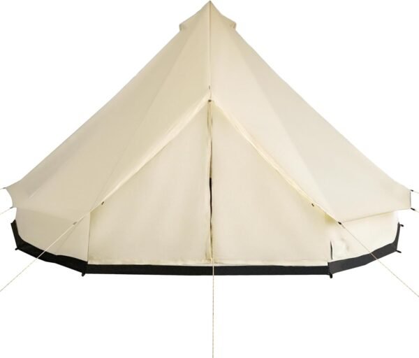 10-Person Yurt Tent Glamping Bell Tent with Spacious Interior, Breathable Waterproof Design, for Family Outdoor Camping, 16' x 16' x 10'