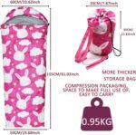 Kids Sleeping Bags - Camping Sleeping Bags with Carry Bag - Compact Sleeping Bag for Hiking, Backpacking 3 Season Warm & Cool Weather, Lightweight Waterproof Outdoor Travel for Boys Girls