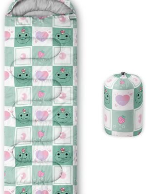 Camping Sleeping Bags,3 Season Warm & Cool Weather,Lightweight,Waterproof Sleeping Bags for Adults & Kids,Traveling,and Outdoors,Camping Gear Equipment