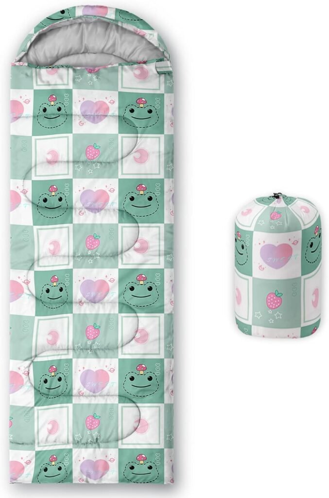 Camping Sleeping Bags,3 Season Warm & Cool Weather,Lightweight,Waterproof Sleeping Bags for Adults & Kids,Traveling,and Outdoors,Camping Gear Equipment