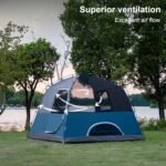 Cabin Tent 4-6 Person, Waterproof Camping Tent with Rain Cover Easy to Set Up, Portable Double Layer Large Family Tent for Outdoor Camping